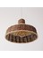 Mylamp Merve Krem & Kahverengi 34X 22 cm Rattan Sarkıt Lamba 3