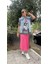 Yıkamalı Baskı Detaylı Tshirt 3