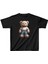 Unisex Çocuk Baskılı T-Shirt - Siyah 1