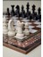 Ahşap Sedefli Mozaik Desenli Satranç Takımı 34X34CM 1