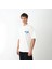 Unisex Bisiklet Yaka Baskılı Oversize T-Shirt - Beyaz 3