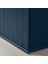 Skruvby Büfe 70 x 90 cm Mavi Siyah 2 Kapaklı Raflı Dolap 8