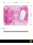 Pembe Renkli Desenli Ergonomik Mouse Pad - 23 cm x 19 cm - Kaydırmaz Taban Ev ve Ofis Kullanımı Için Ideal Fare Altlığı Mousepad 6