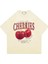Red Cherries Baskılı Oversize Kadın/erkek Unisex Tshirt 1