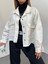 Geniş Cepli Oversize Püsküllü Denim Ceket 5