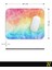 Renkli Desenli Ergonomik Mouse Pad - 23 cm x 19 cm - Kaydırmaz Taban Ev ve Ofis Kullanımı Için Ideal Fare Altlığı Mousepad 6