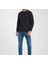 Basıc Bisiklet Yaka Regular Fit Lacivert Sweatshırt 5