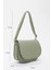 Mint Yeşil SHK93 Suni Deri 2 Bölmeli Ayarlanabilir Askılı Kol ve Omuz Çantası 2