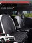 Citroen C1 Uyumlu Tam Set Deri Koltuk Minderi | Terletmez | Kolay Montaj | Oto Koltuk Kılıfı | A3 1