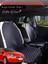 Fiat Punto Uyumlu Tam Set Deri Koltuk Minderi | Su Geçirmez | Hızlı Montaj | Oto Koltuk Kılıfı | A2 1