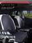 Renault Kangoo 2 Uyumlu Tam Set Deri Koltuk Minderi | Terletmez | Universal | Su Geçirmez | A2 1