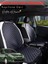 Renault Clio 3 Uyumlu Tam Set Deri Koltuk Minderi | Terletmez | Universal | Oto Koltuk Kılıfı | A2 1