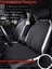 Peugeot 106 Uyumlu Tam Set Deri Koltuk Minderi | Terletmez | Universal | Oto Aksesuar | A4 3