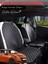 Peugeot 208 Uyumlu Tam Set Deri Koltuk Minderi | Terletmez | Universal | Oto Koltuk Kılıfı | A3 1