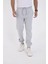 Unisex Kışlık Üç Iplik Lastikli Eşofman Pantolon - Gri 5