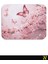 Pembe Kelebek Çiçek Desenli Ergonomik Mouse Pad - 23 cm x 19 cm - Kaydırmaz Taban Ev ve Ofis Kullanımı Için Ideal Fare Altlığı Mousepad 1