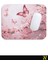 Pembe Kelebek Çiçek Desenli Ergonomik Mouse Pad - 23 cm x 19 cm - Kaydırmaz Taban Ev ve Ofis Kullanımı Için Ideal Fare Altlığı Mousepad 4