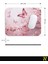 Pembe Kelebek Çiçek Desenli Ergonomik Mouse Pad - 23 cm x 19 cm - Kaydırmaz Taban Ev ve Ofis Kullanımı Için Ideal Fare Altlığı Mousepad 6