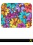 Çiçek Desenli Renkli Ergonomik Mouse Pad - 23 cm x 19 cm - Kaydırmaz Taban Ev ve Ofis Kullanımı Için Ideal Fare Altlığı Mousepad 1