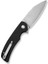Omniform Flipper Knife Micarta Black Handle Çakı 3
