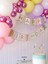 1 Yaş Balonu Doğum Günü Balon Zinciri Pastel Pembe Parti Seti 4