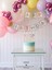 2 Yaş Balonu Doğum Günü Balon Zinciri Pastel Pembe Parti Seti 3