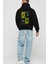 Tennis Club Arka Baskılı Hoodie Oversize Kapüşonlu Sweatshirt Erkek Kadın 4