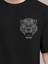 Erkek Baskılı Oversize T-Shirt - Siyah 1