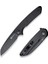 Kyril Flipper Knife Micarta Handle All Black Çakı 2