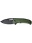 Phantara Flipper & Thumb Hole Knife G10 Od Green Black Blade Handle Çakı 1