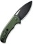 Phantara Flipper & Thumb Hole Knife G10 Od Green Black Blade Handle Çakı 3