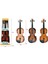 Toycraft Melodyviolin 39 cm Kayıt Özellikli Işıklı Gerçek Tellere Sahip Keman 1