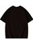 Thousand Ön Arka Baskılı Oversize Bisiklet Yaka T-Shirt - Siyah 3