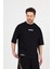 Erkek Arka Garnili T-Shirt Oversize 3