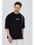 Erkek Ön Geniş Garnili T-Shirt Oversize 3