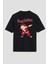 Merry Christmas Baskılı Noel Babalı T-Shirt - Siyah 1