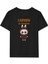 Kız Labubu Çocuk Baskılı T-Shirt - Siyah 1