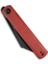 Bronte Front Flipper Knife Black Blade G10 Burgundy Handle Çakı 5