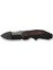 Coral Slt Flipper Knife Titanium & Fatcarbon Fiber Black Lava Flow Handle Çakı 1