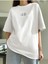Ördek Baskılı Kadın Tshirt - Hayvan Baskılı Beyaz Tişört - Oversize %100 Pamuk Tshirt 3