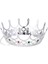 Taşlı Rönesans Kostümlü Kraliyet Ortaçağ Gümüş Kraliçe Prenses Tacı (5047) 2