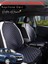 Dacia Sandero 2 Uyumlu 2'li Deri Koltuk Minderi | Terletmez | Universal | Su Geçirmez | A2 1