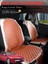 Alfa Romeo 156 Uyumlu 2'li Deri Koltuk Minderi | Terletmez | Universal | Oto Koltuk Kılıfı | A6 1