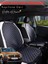 Dacia Sandero 3 Uyumlu 2'li Deri Koltuk Minderi | Terletmez | Universal | Oto Koltuk Kılıfı | A2 1