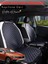 Fiat Egea Cross Uyumlu 2'li Deri Koltuk Minderi | Terletmez | Kolay Montaj | Oto Kılıf| A2 1
