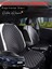 Citroen C5 Aircross Uyumlu 2'li Deri Koltuk Minderi | Universal | Hızlı Montaj | Su Geçirmez |a3 1