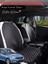 Seat Rapid Uyumlu 2'li Deri Koltuk Minderi | Terletmez | Universal | Su Geçirmez | A4 1