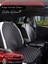 Skoda Kamiq Uyumlu 2'li Deri Koltuk Minderi | Terletmez | Universal | Su Geçirmez | A3 1