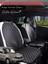 Fiat Doblo Uyumlu 2'li Deri Koltuk Minderi | Terletmez | Universal | Oto Koltuk Kılıfı | C3 1