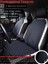 Fiat Doblo Uyumlu 2'li Deri Koltuk Minderi | Terletmez | Universal | Oto Koltuk Kılıfı | A2 3